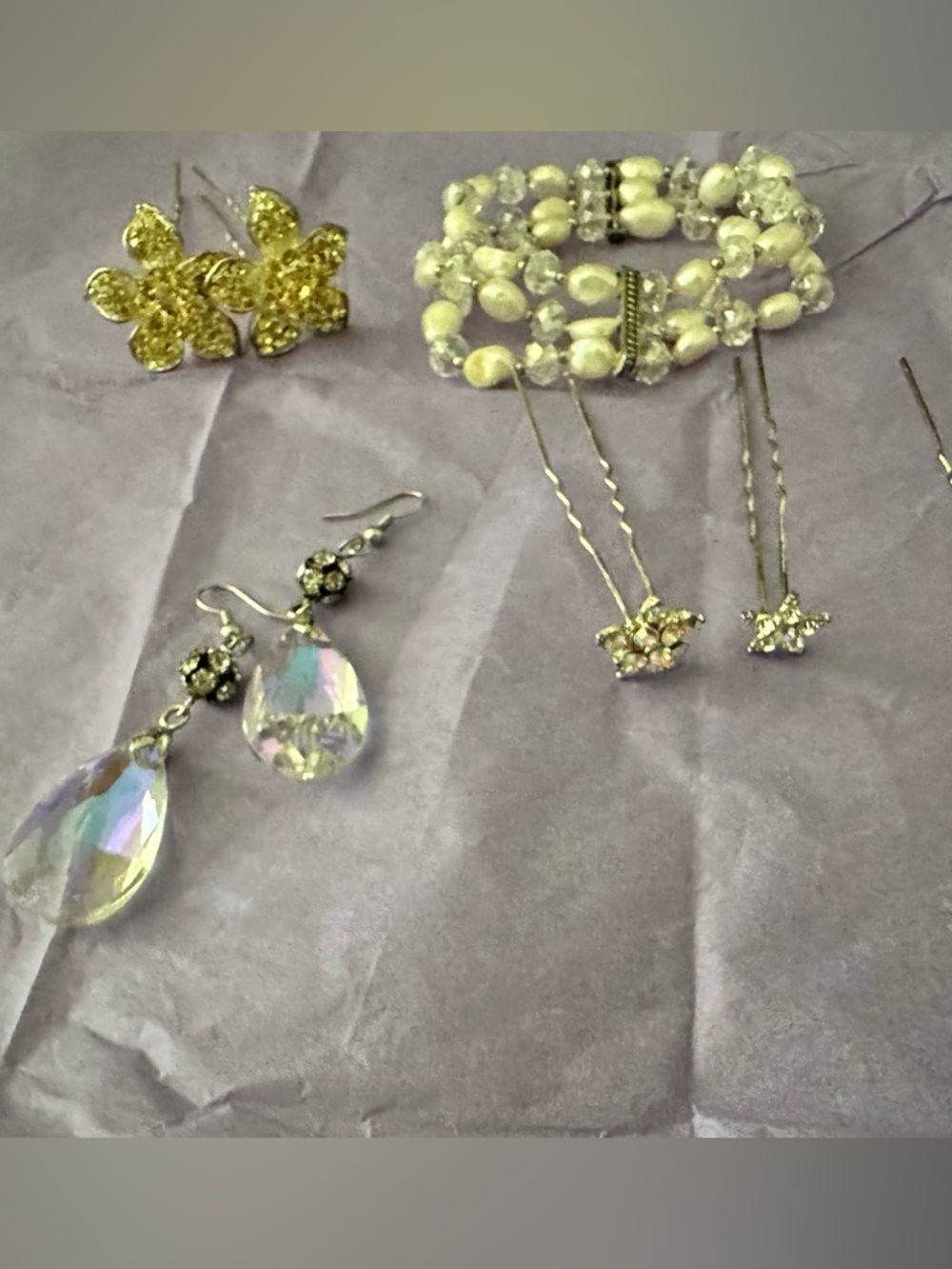 Bridal or Prom Jewelry Set